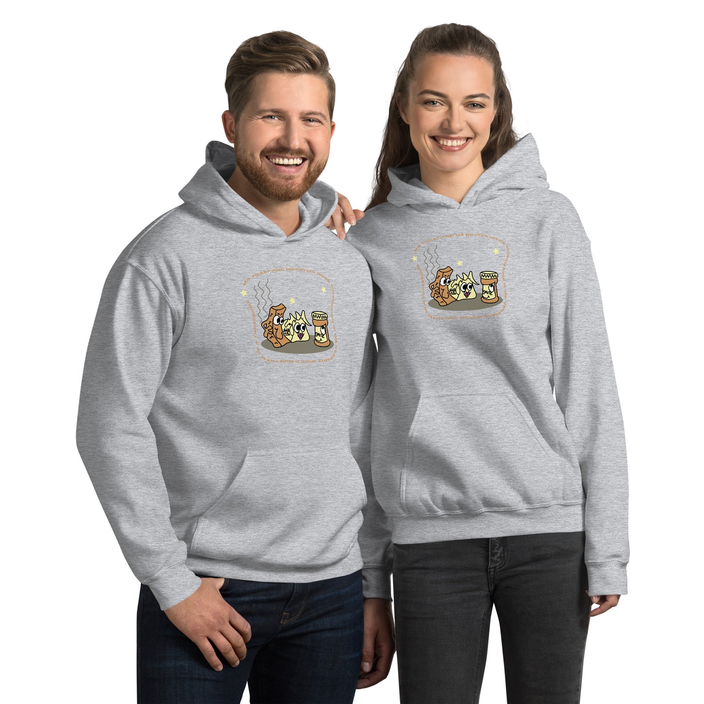 Mr Toast and Ms Butter - Women's Hoodie