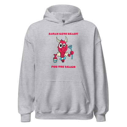 Satan gets ready for the beach - Women's Hoodie