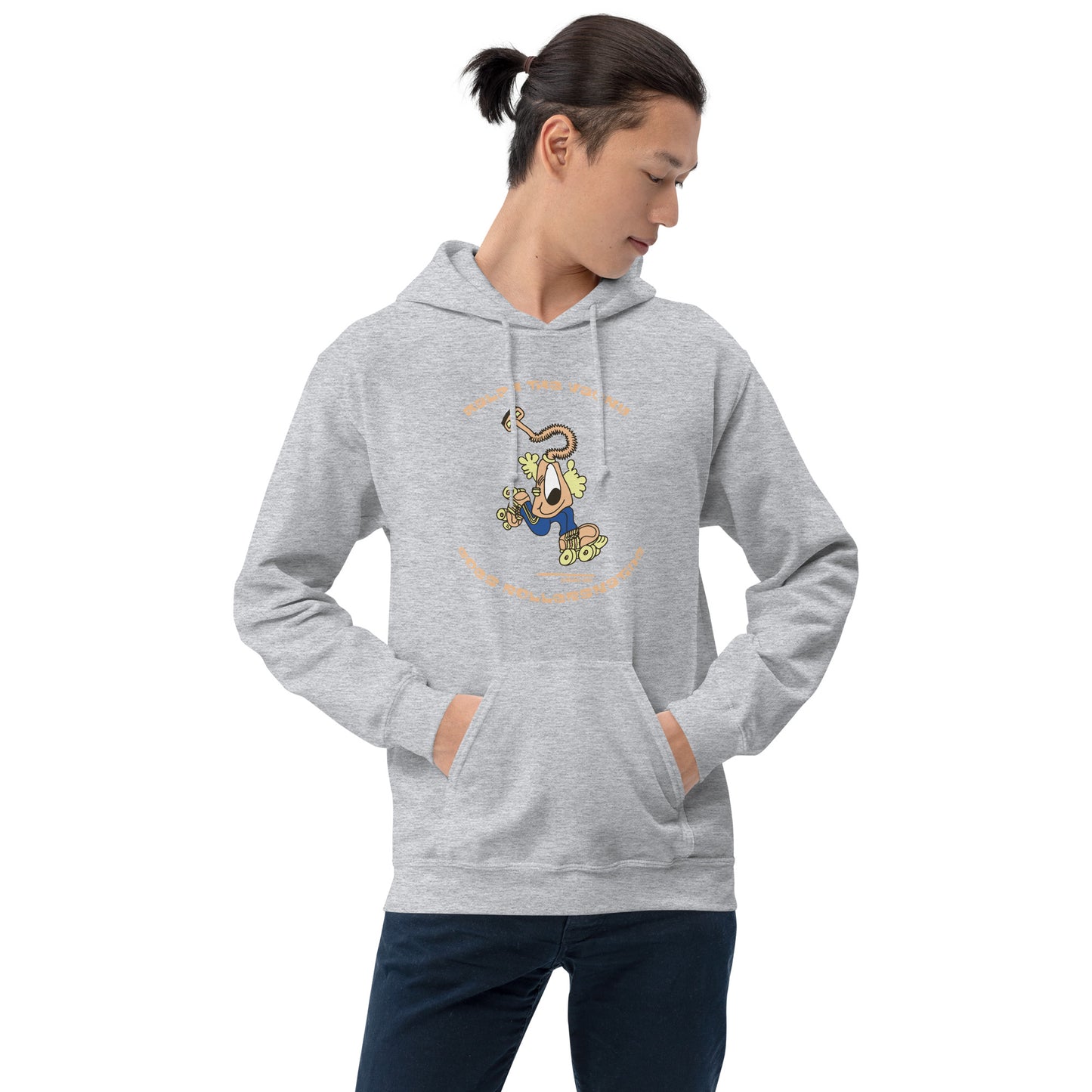 Ralph the Vacky goes Rollerskating - Men's Hoodie