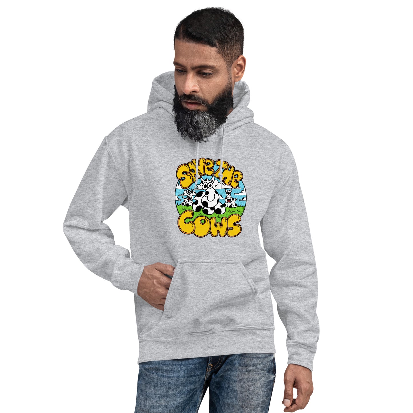 Save the Cows - Men's Hoodie