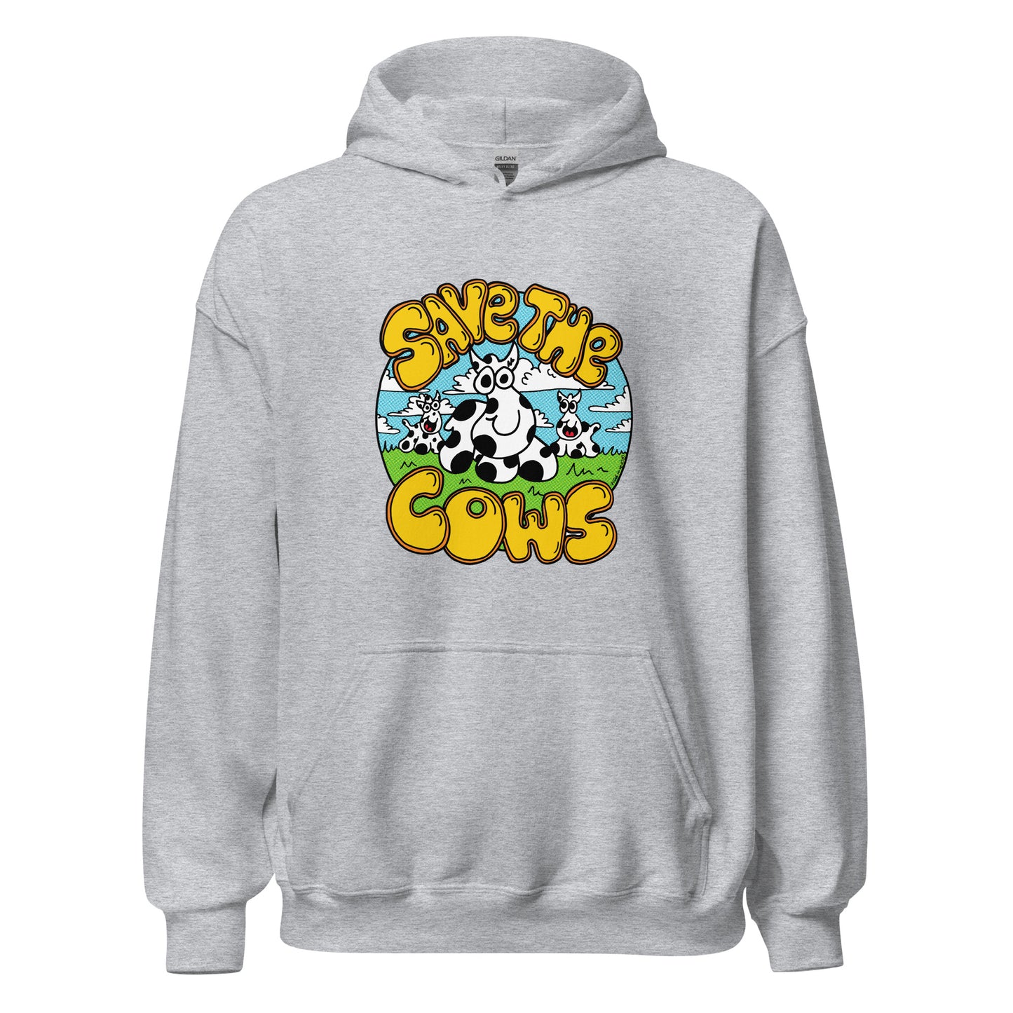 Save the Cows - Men's Hoodie