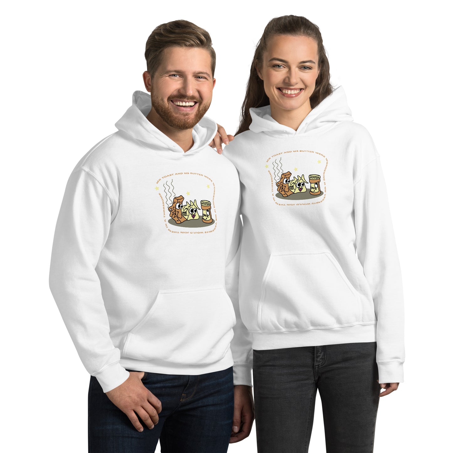 Mr Toast and Ms Butter - Women's Hoodie