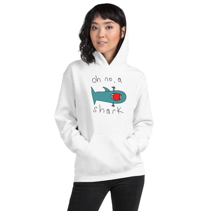 Oh no, a shark - Women's Hoodie