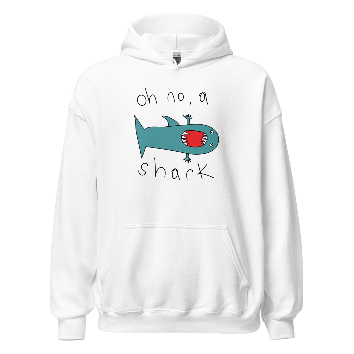 Oh no, a shark - Women's Hoodie