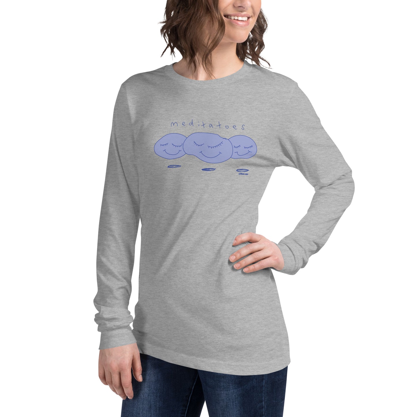 Meditatoes - Wowen's Long Sleeve Tee