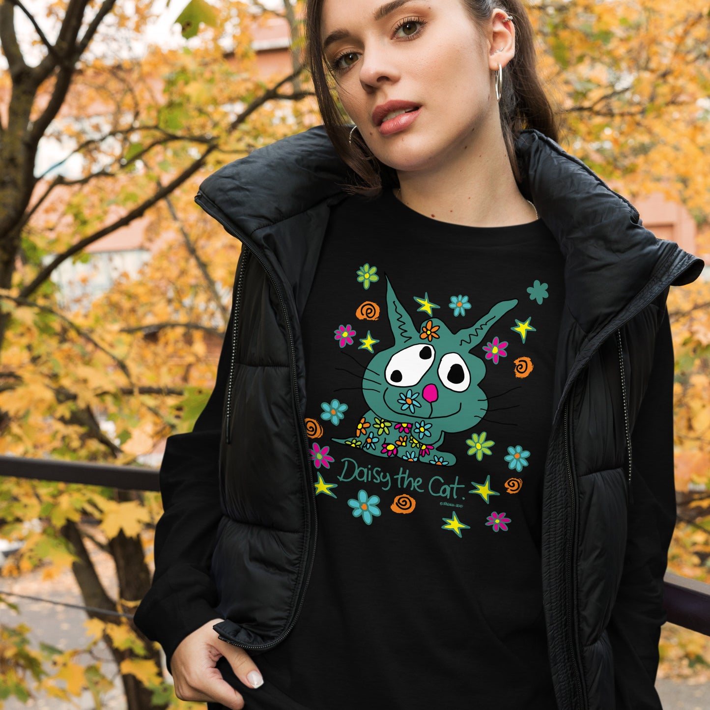 Daisy the Cat - Women's Long Sleeve Tee