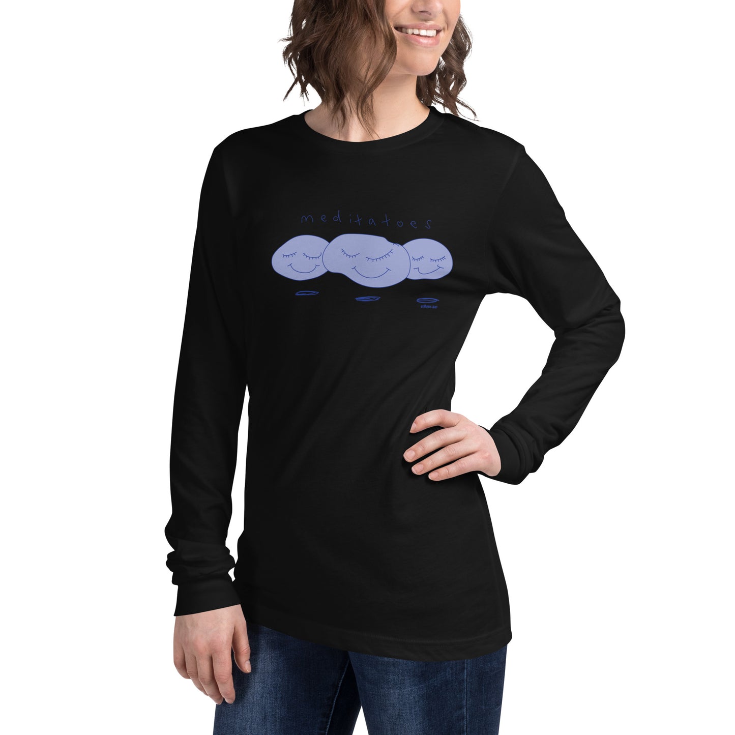 Meditatoes - Wowen's Long Sleeve Tee