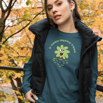 A very happy tree - Women's Long Sleeve Tee