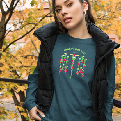 Snakes got Fat! - Women's Long Sleeve Tee