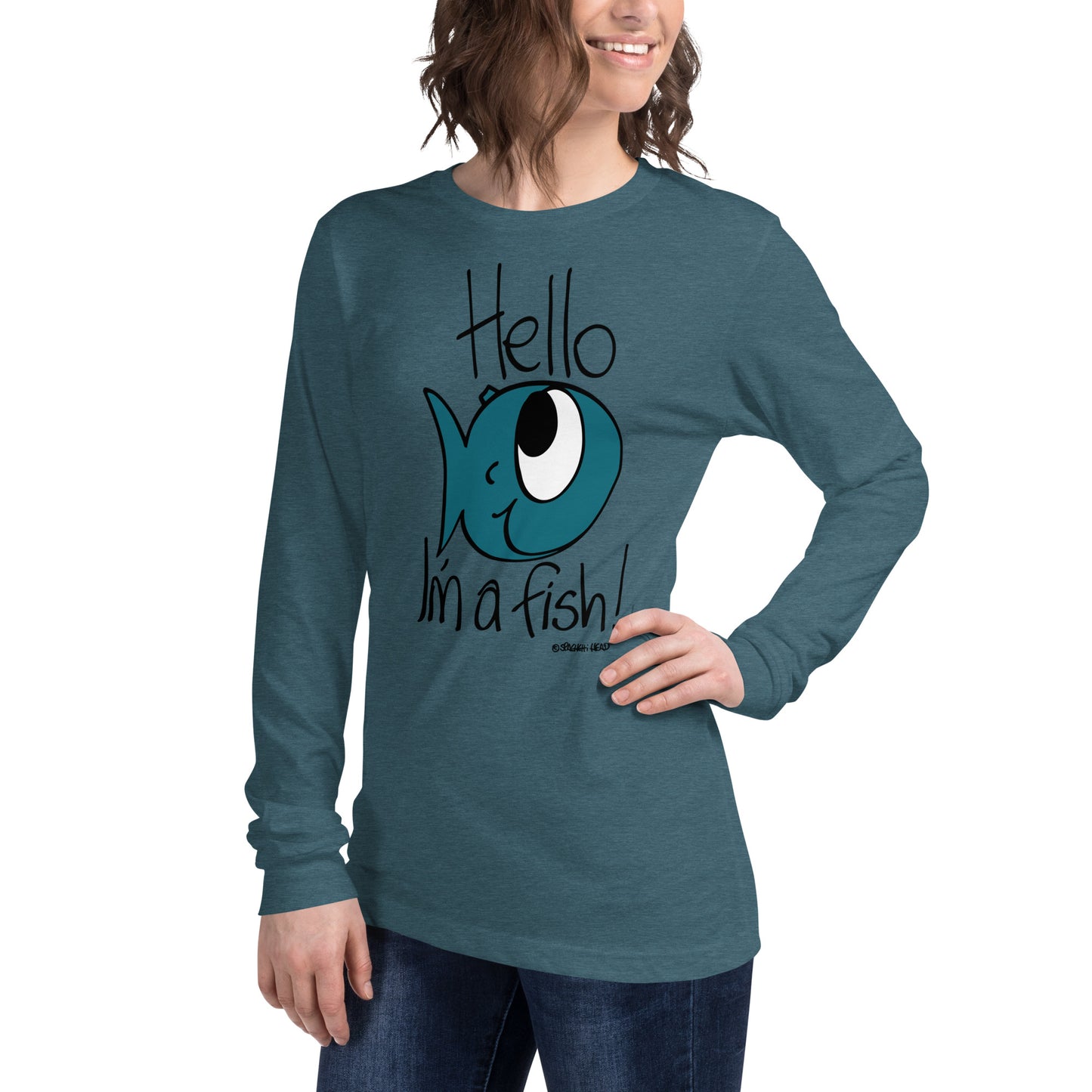 Hello, I'm a Fish! - Women's Long Sleeve Tee