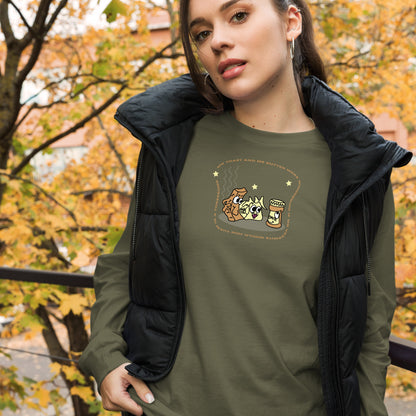 Mr Toast and Ms Butter - Women's Long Sleeve Tee