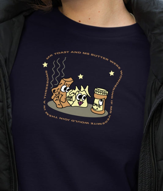 Mr Toast and Ms Butter - Women's Long Sleeve Tee