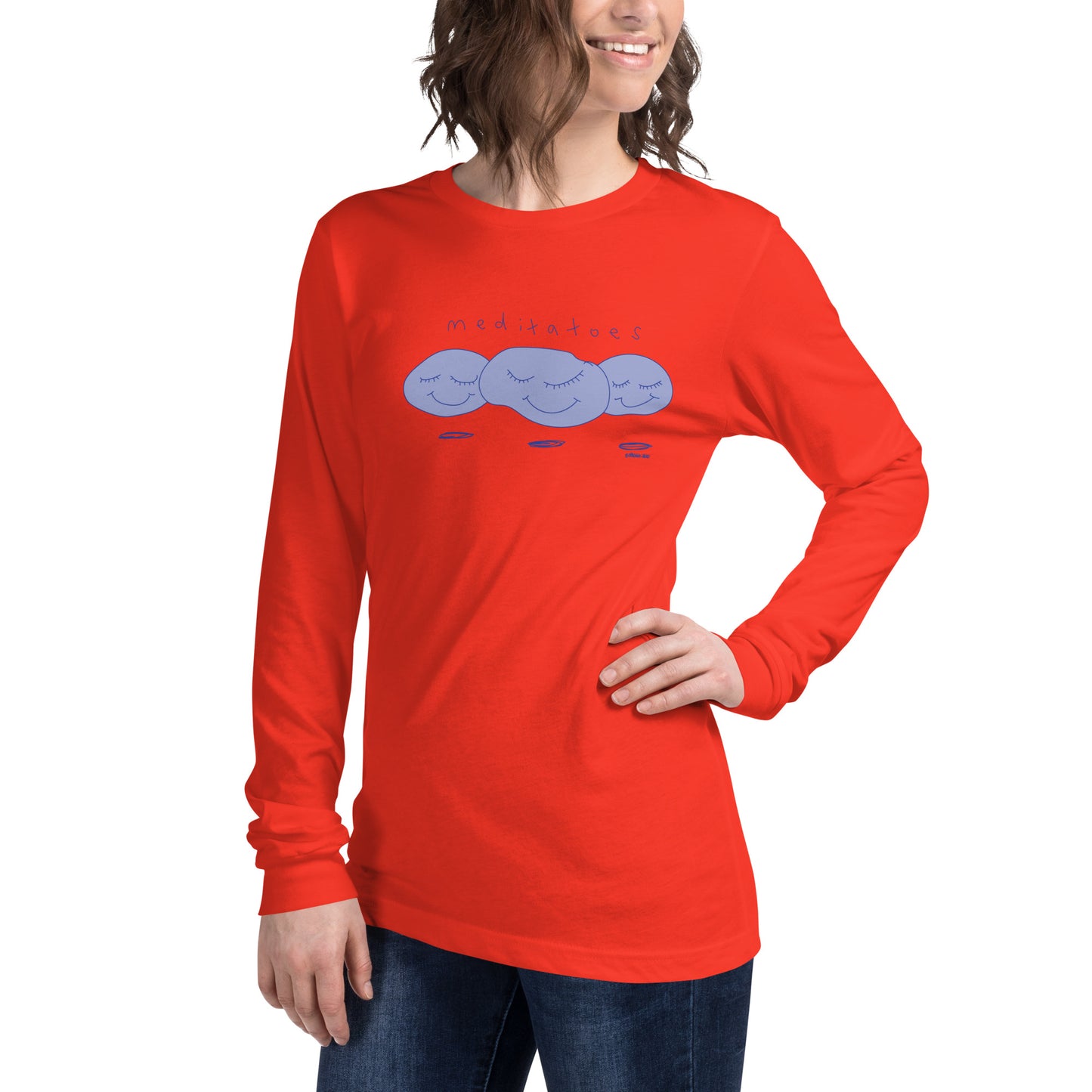 Meditatoes - Wowen's Long Sleeve Tee