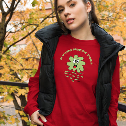 A very happy tree - Women's Long Sleeve Tee