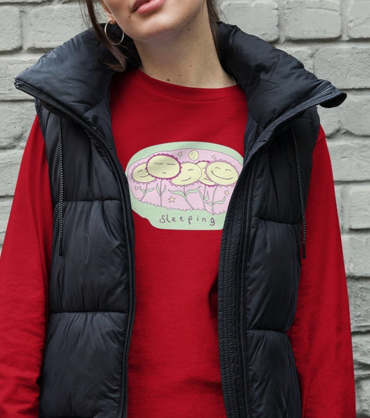 Sleeping - Women's Long Sleeve Tee