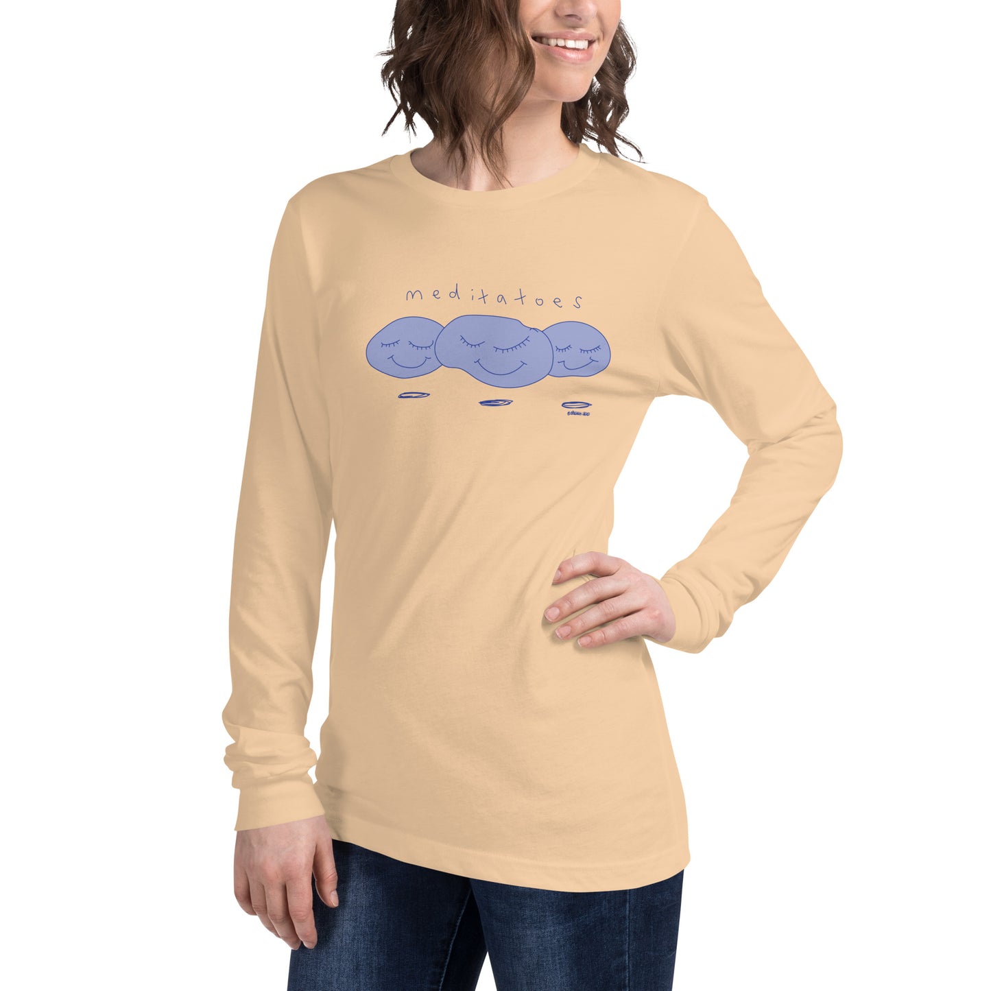 Meditatoes - Wowen's Long Sleeve Tee