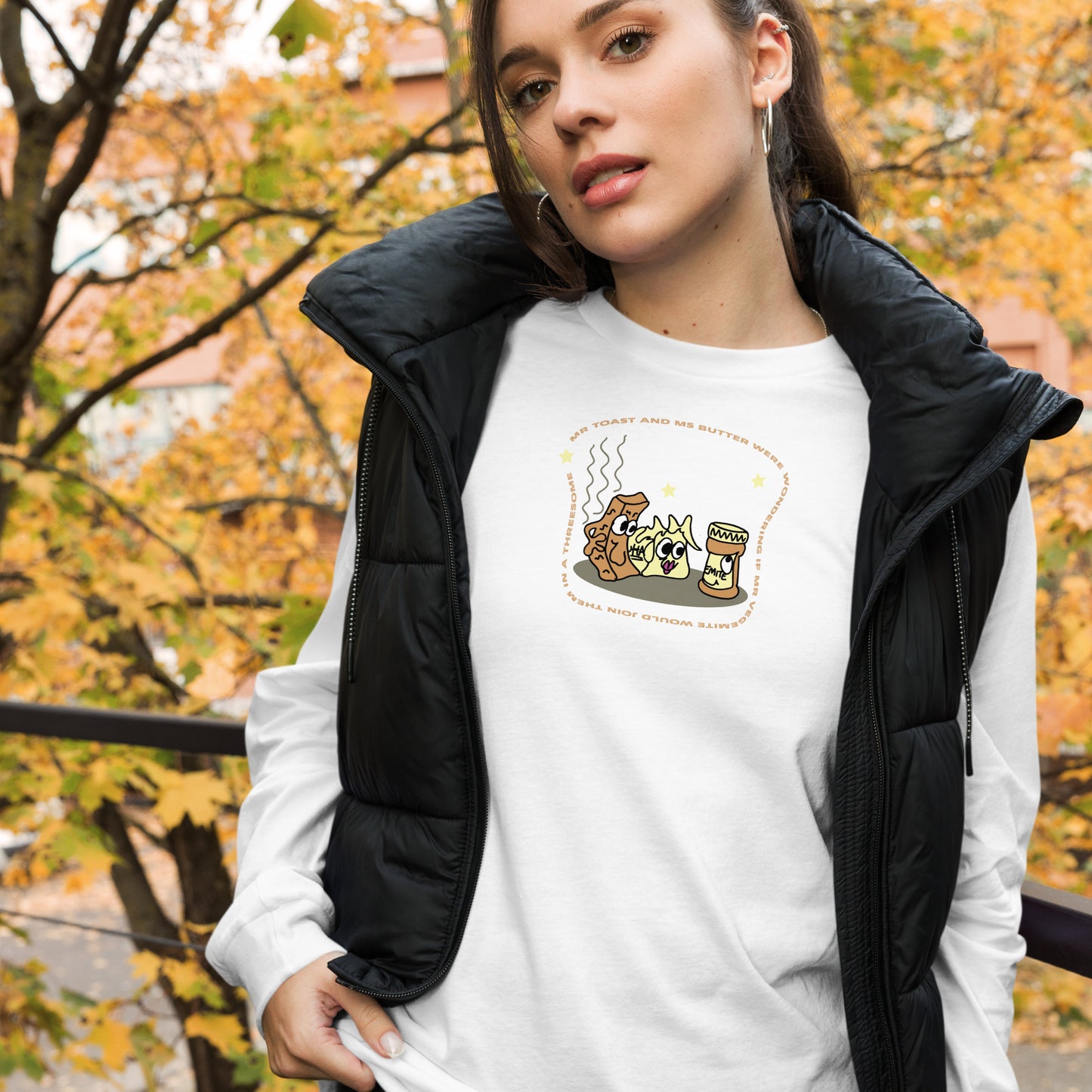 Mr Toast and Ms Butter - Women's Long Sleeve Tee