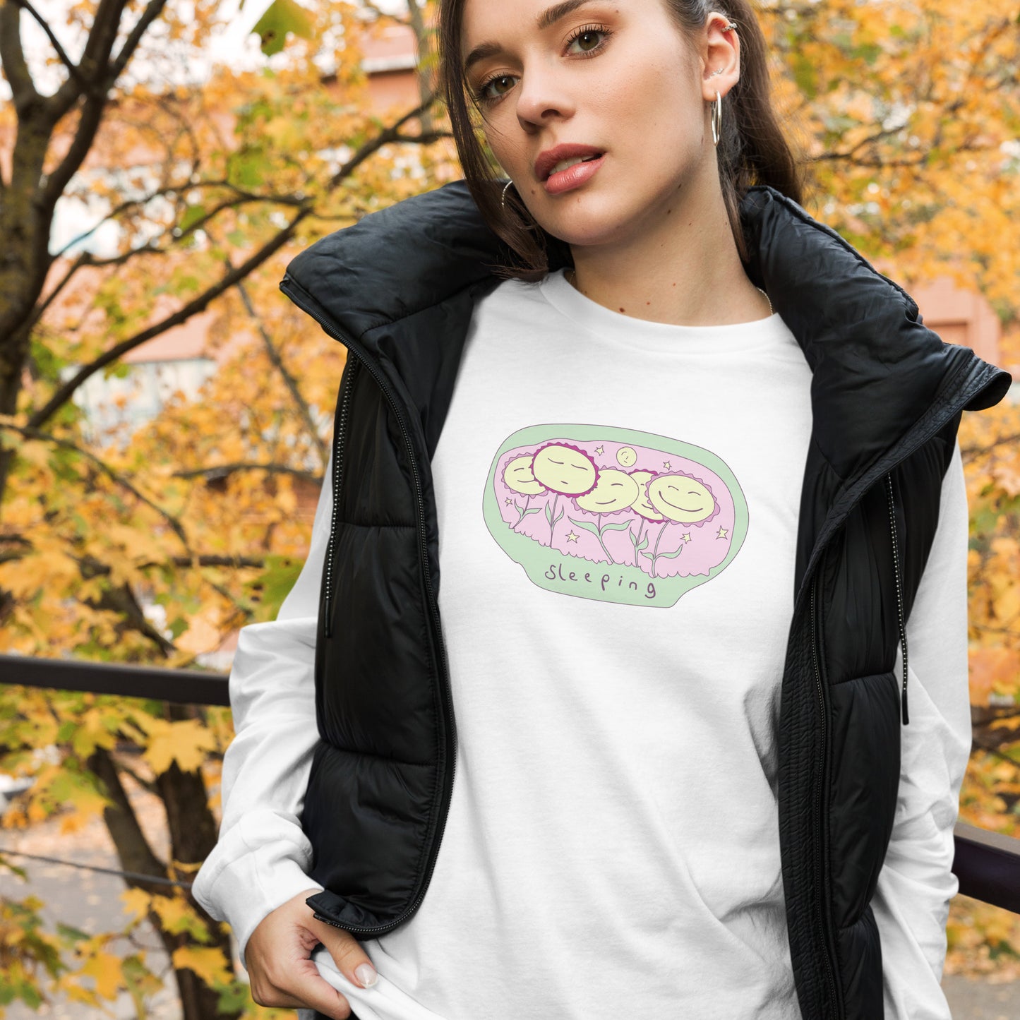 Sleeping - Women's Long Sleeve Tee