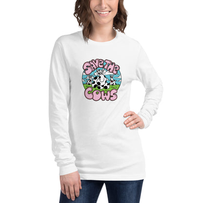 Save the Cows - Women's Long Sleeve Tee