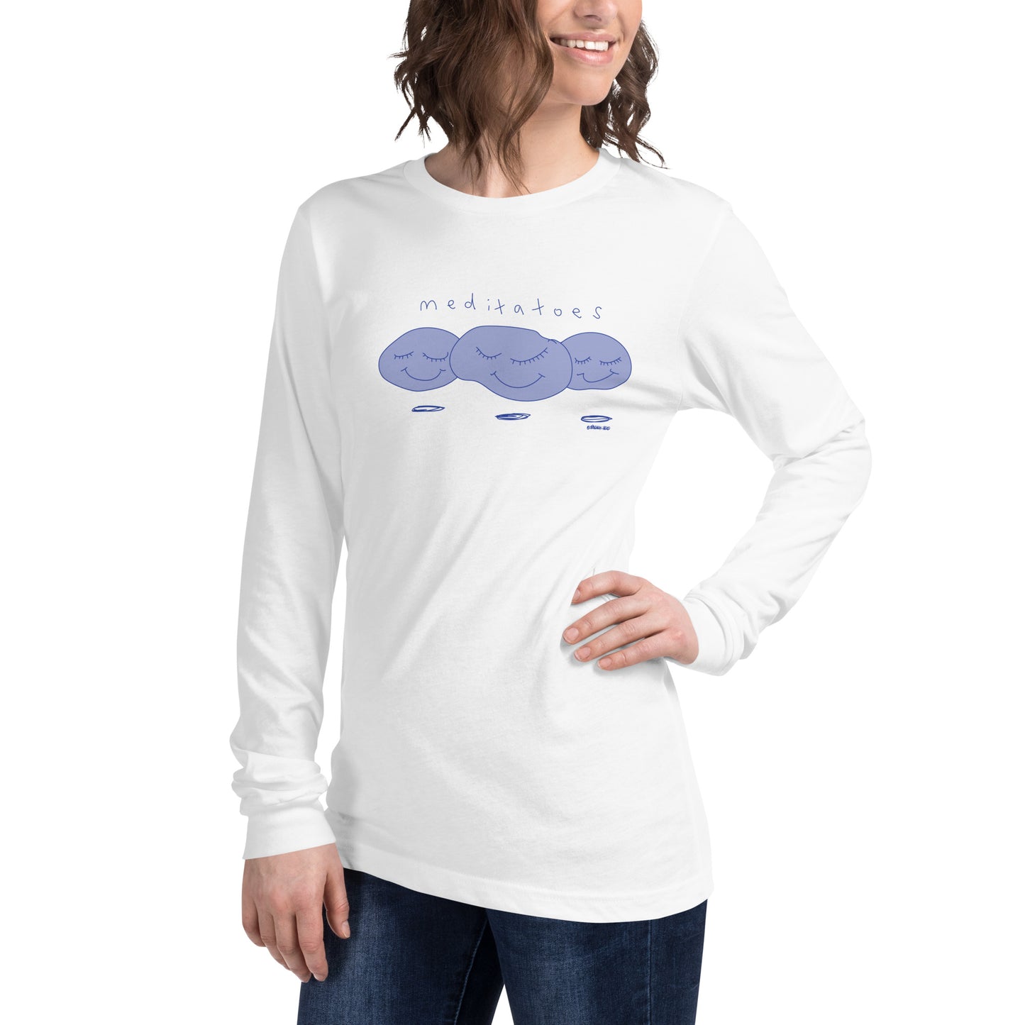 Meditatoes - Wowen's Long Sleeve Tee