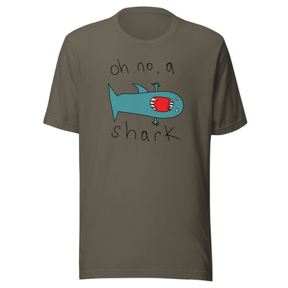 Oh no, a shark - Women's t-shirt