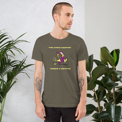 The Grim Reaper races a Banana - Men's t-shirt