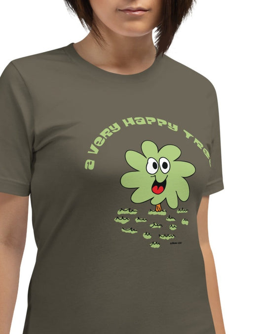 A very happy tree - Women's t-shirt