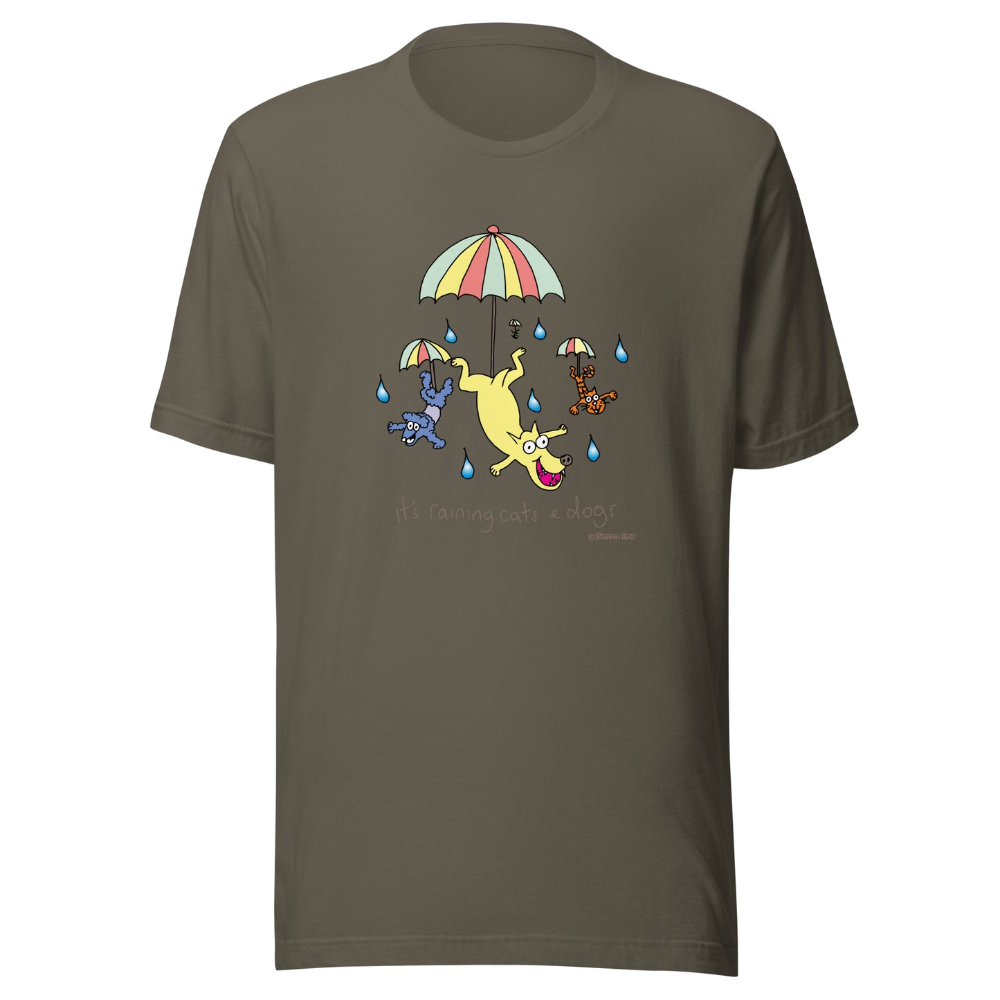 It's raining Cats n Dogs - Mens t-shirt