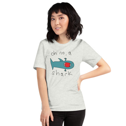 Oh no, a shark - Women's t-shirt