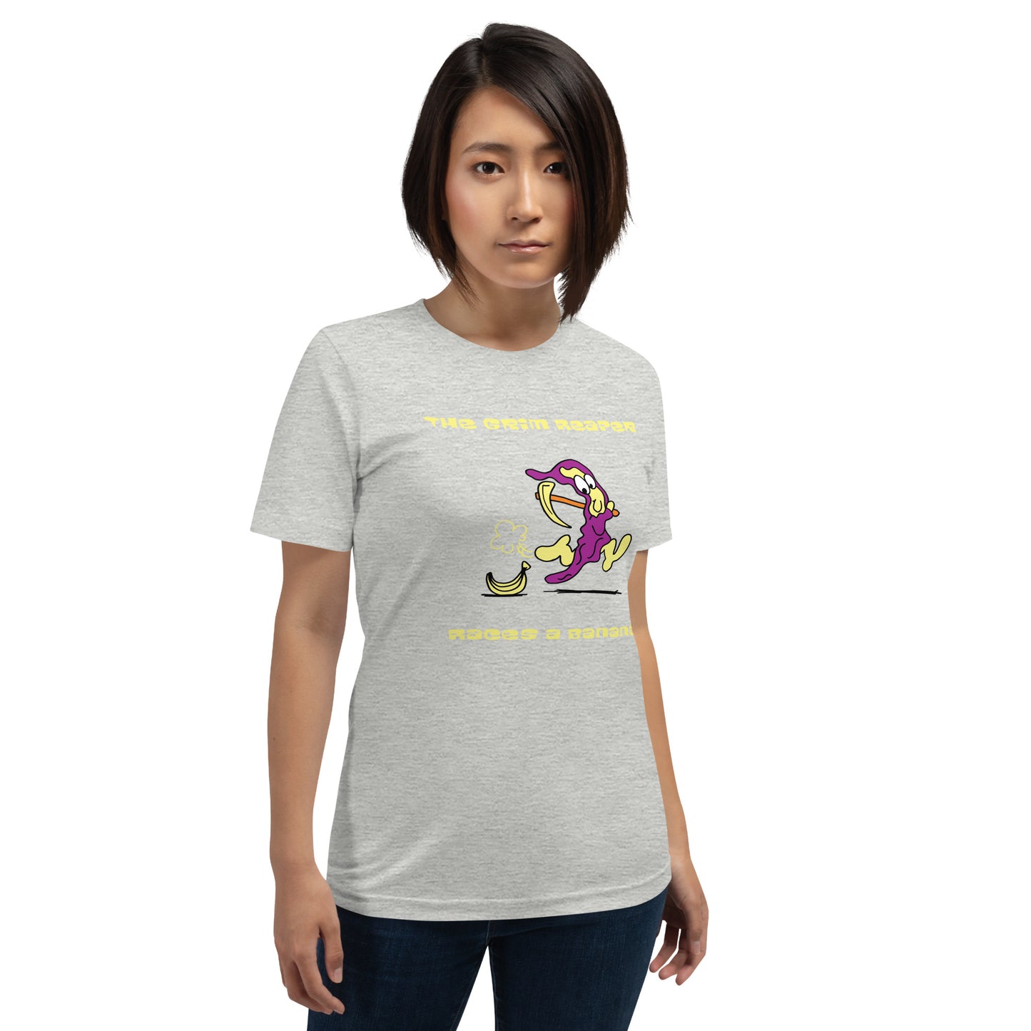 The Grim Reaper races a Banana - Women's t-shirt