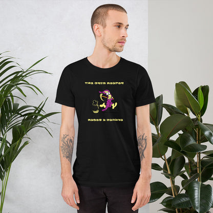 The Grim Reaper races a Banana - Men's t-shirt