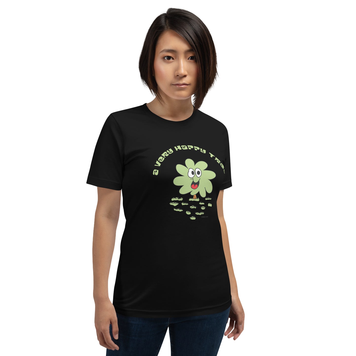 A very happy tree - Women's t-shirt