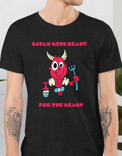 Satan gets ready for the beach - Men's t-shirt