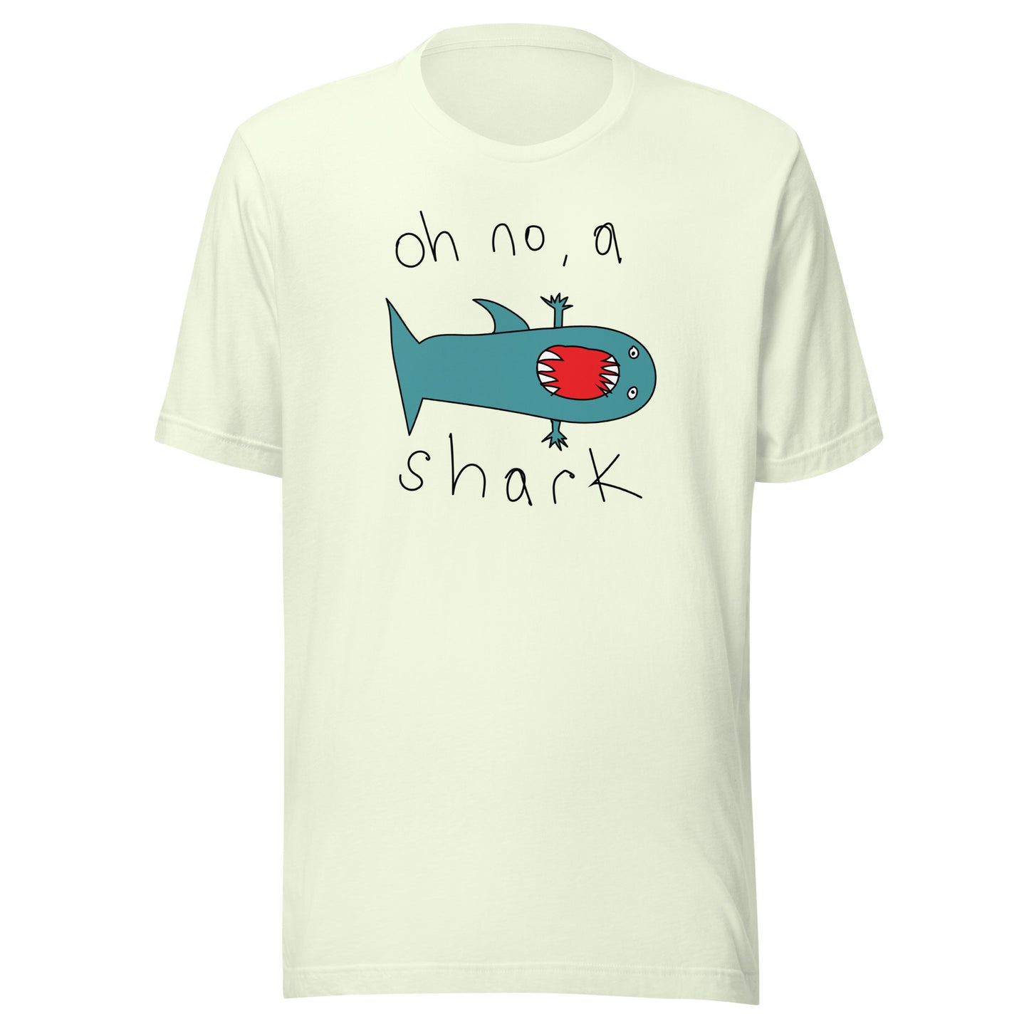 Oh no, a shark - Women's t-shirt