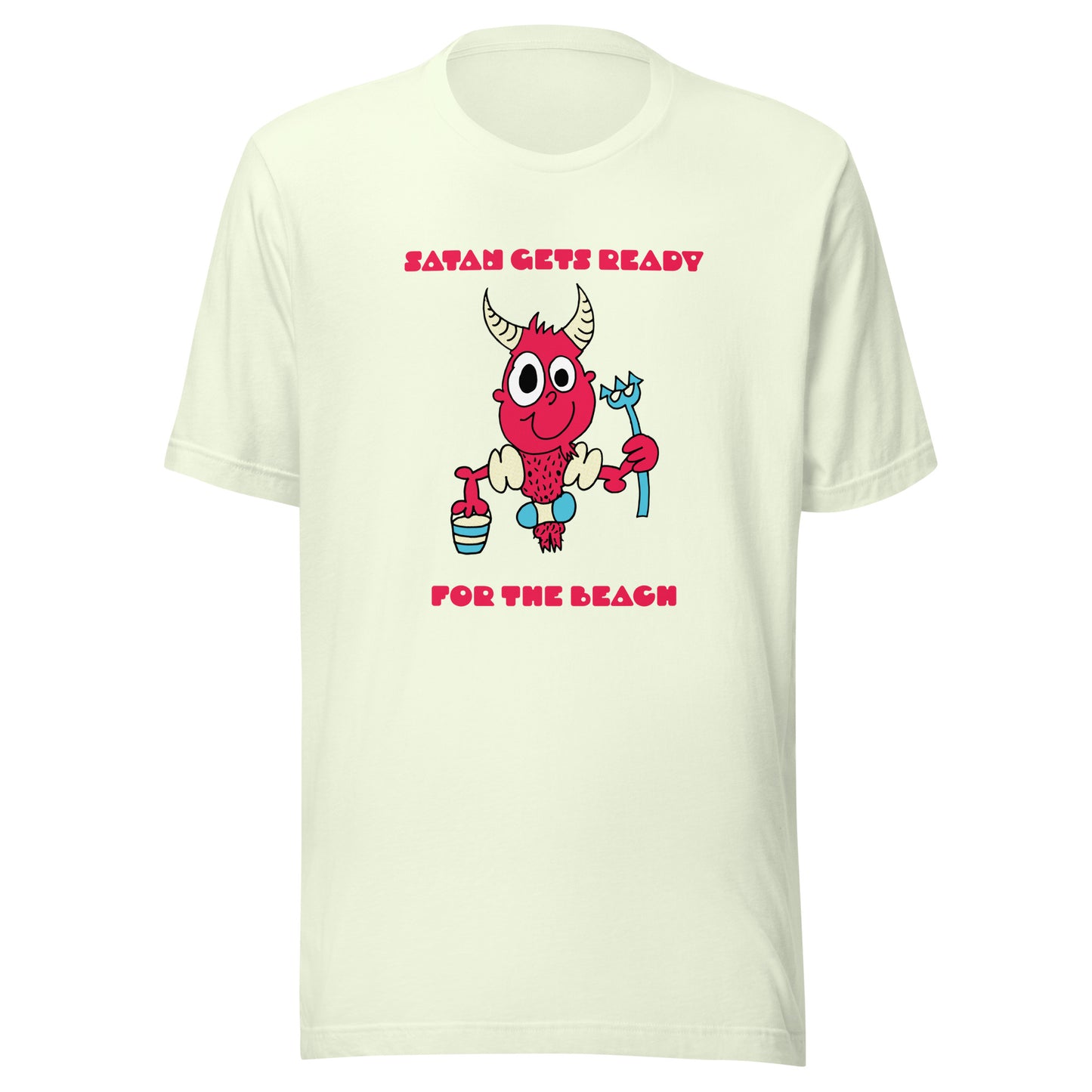 Satan gets ready for the beach - Women's t-shirt