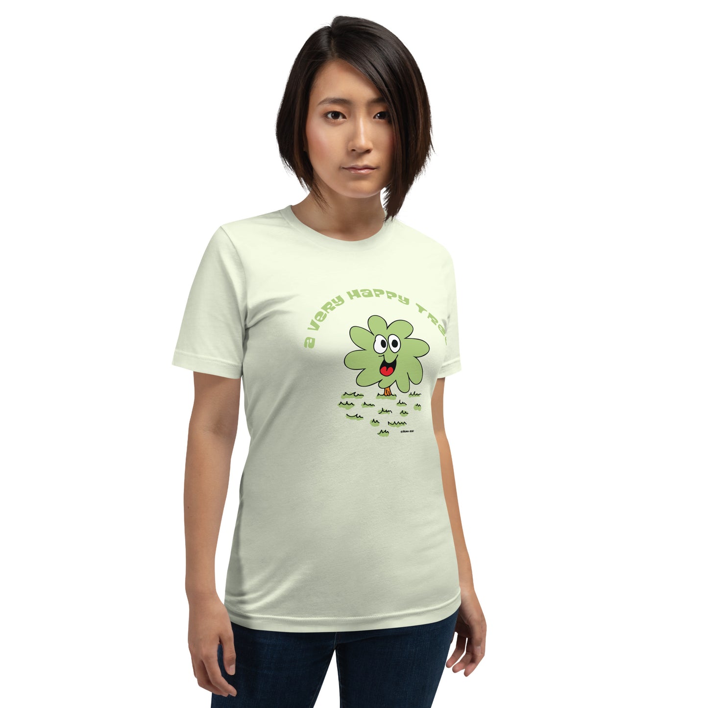 A very happy tree - Women's t-shirt