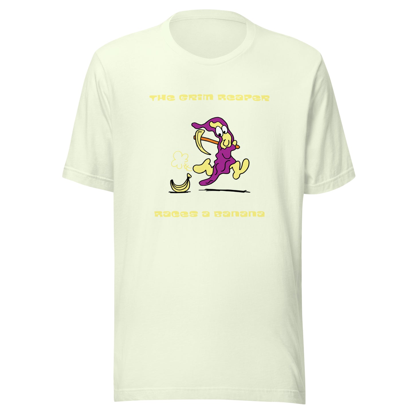 The Grim Reaper races a Banana - Women's t-shirt