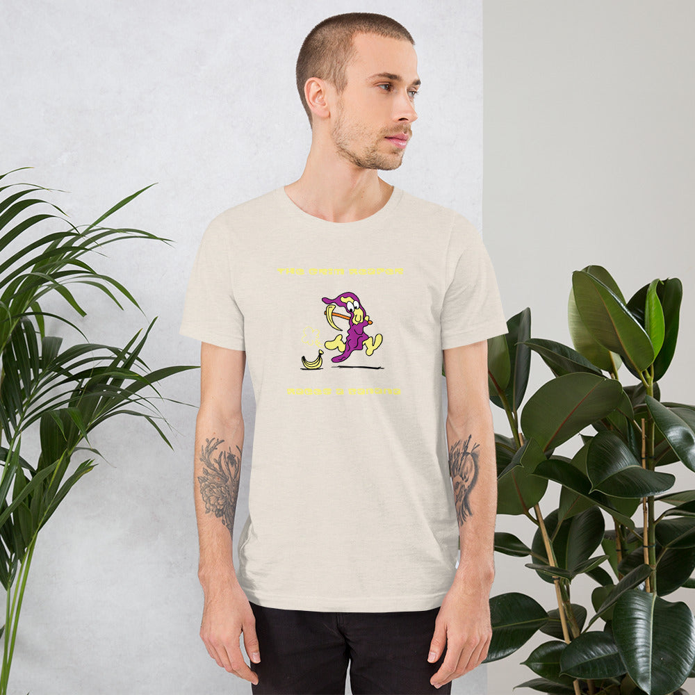 The Grim Reaper races a Banana - Men's t-shirt