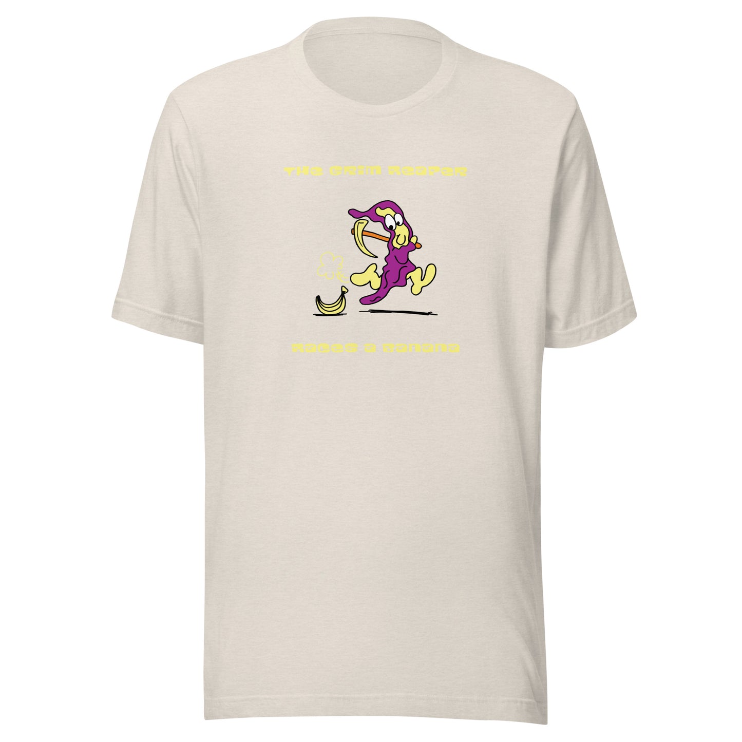 The Grim Reaper races a Banana - Men's t-shirt