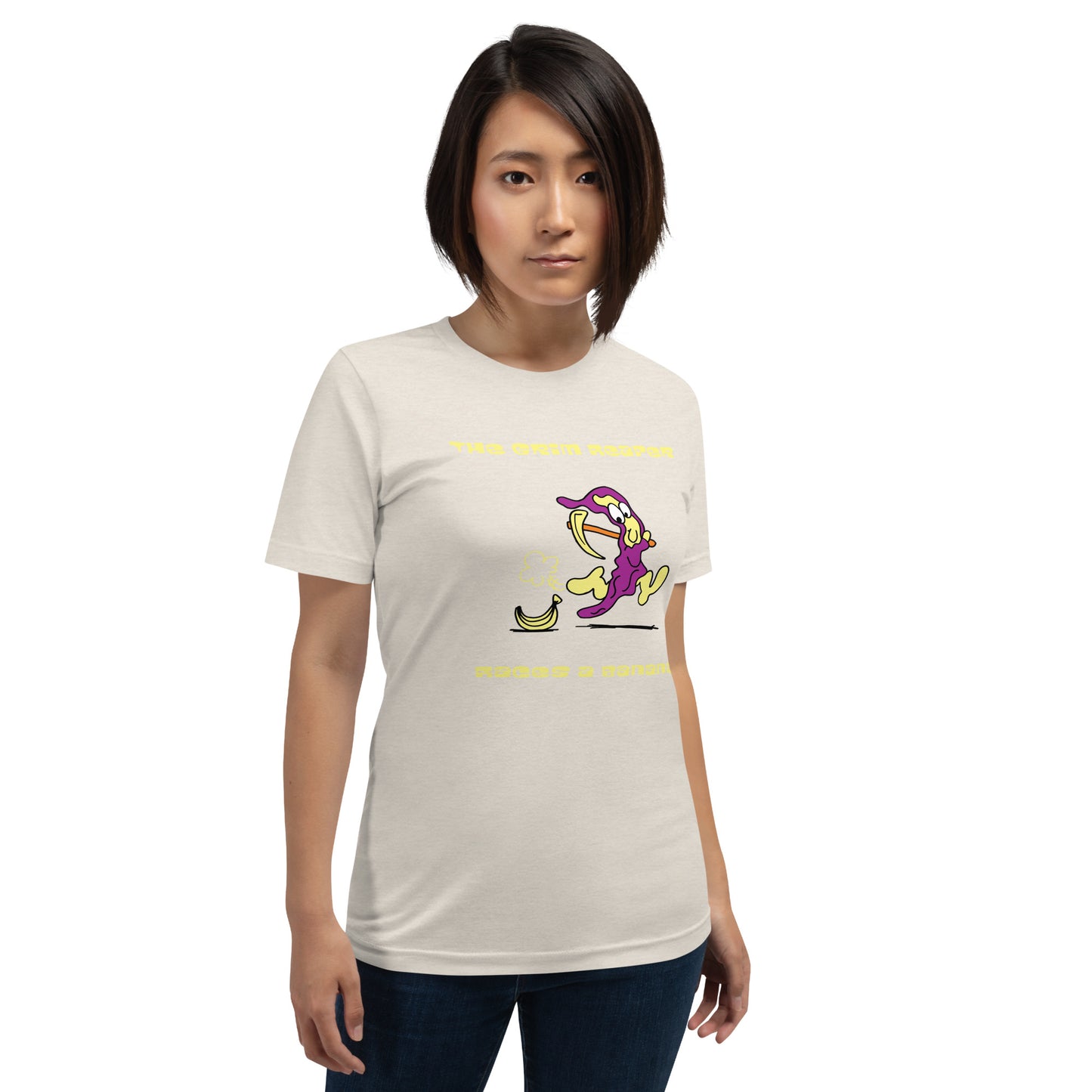 The Grim Reaper races a Banana - Women's t-shirt