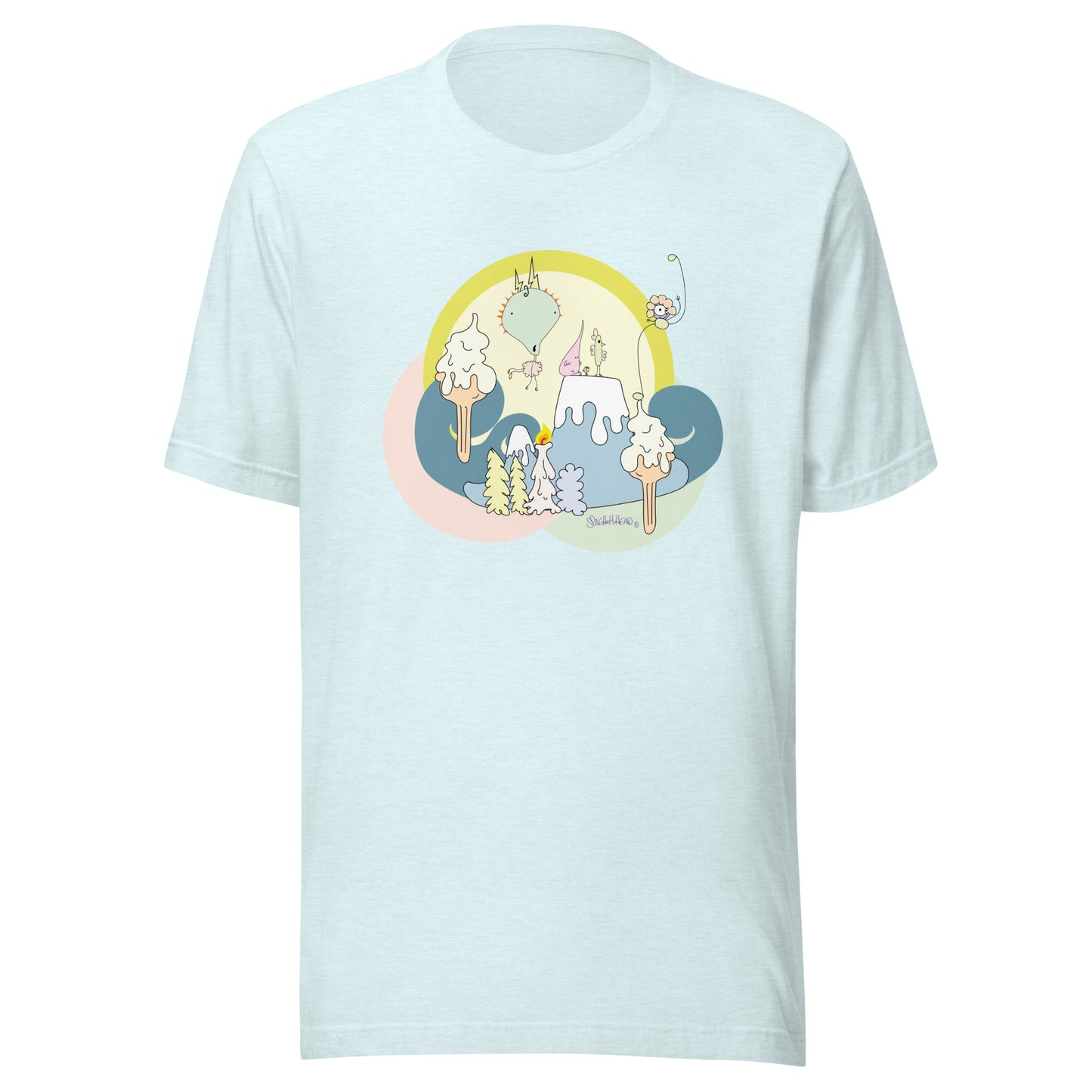Candy Mountains - Unisex t-shirt