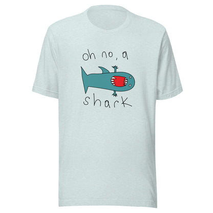 Oh no, a shark - Men's t-shirt (Fashion colours)