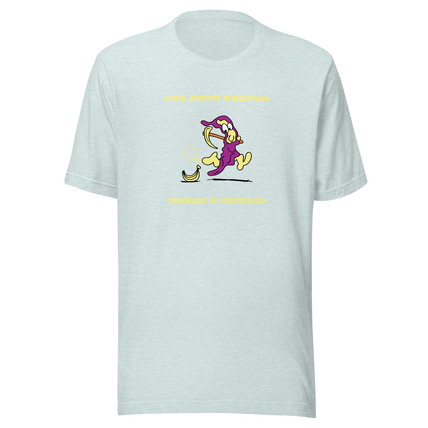 The Grim Reaper races a Banana - Men's t-shirt