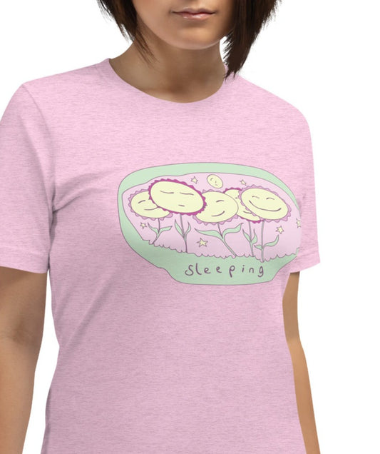 Sleeping - Women's t-shirt