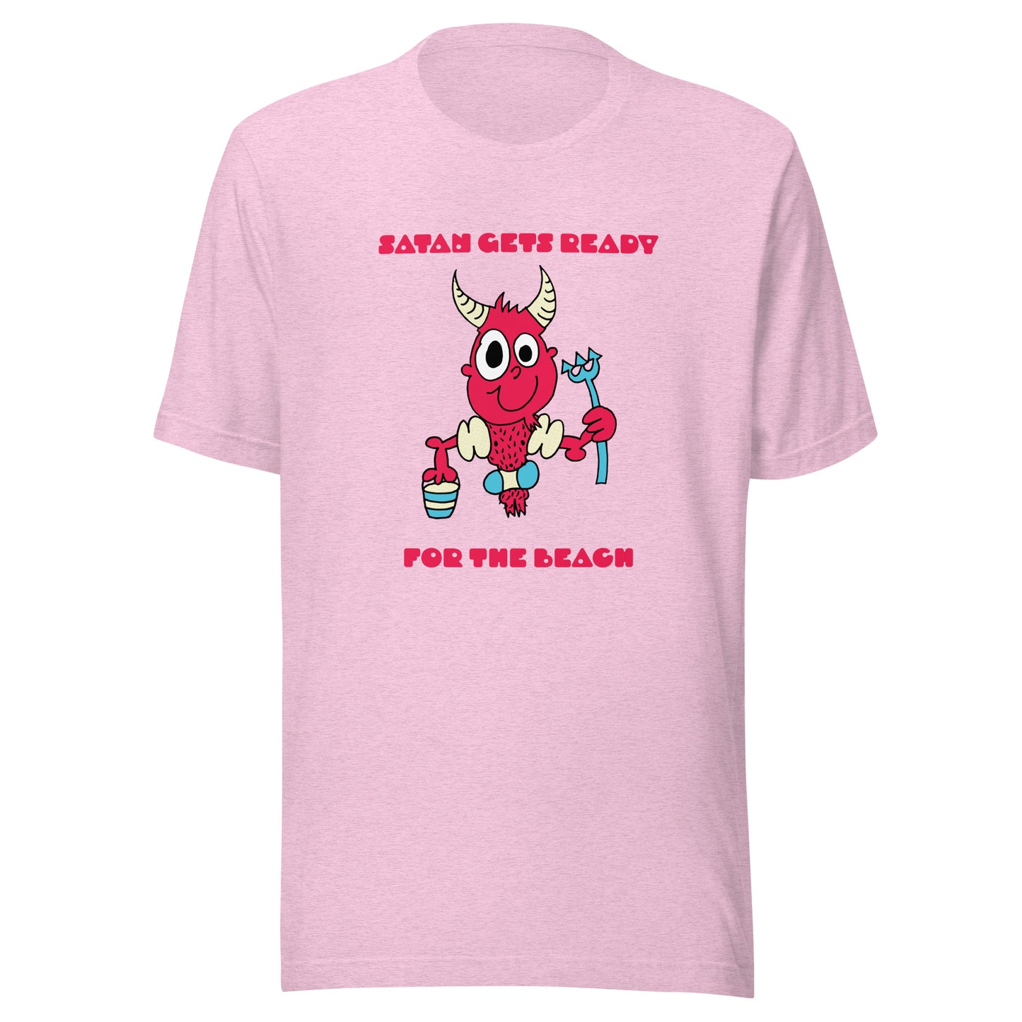 Satan gets ready for the beach - Women's t-shirt