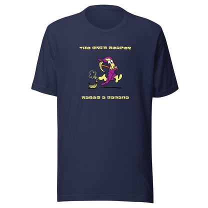 The Grim Reaper races a Banana - Men's t-shirt