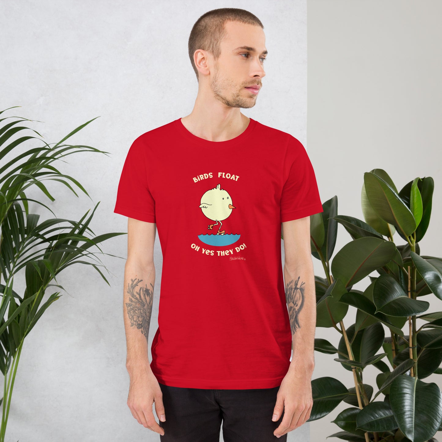 Birds Float! - Men's T-shirt