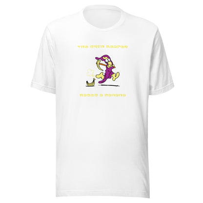 The Grim Reaper races a Banana - Men's t-shirt