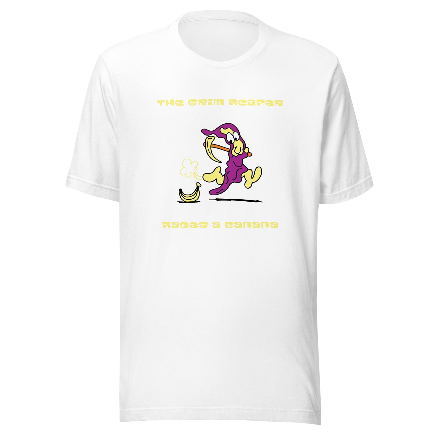 The Grim Reaper races a Banana - Women's t-shirt