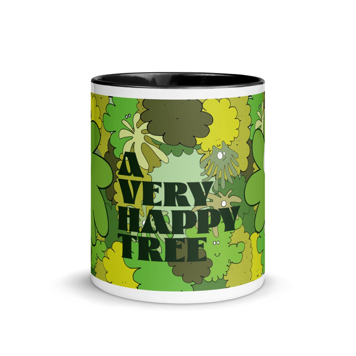 A Very Happy Tree - Mug with Color Inside